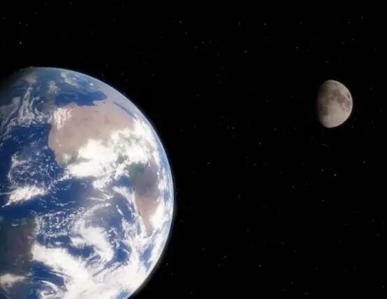 月亮离我们有多远的距离，约38万千米(只是平均值无法精确距离)